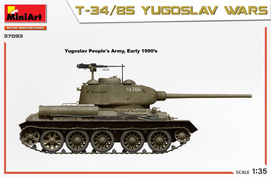 1/35 T-34/85 Yugoslav Wars