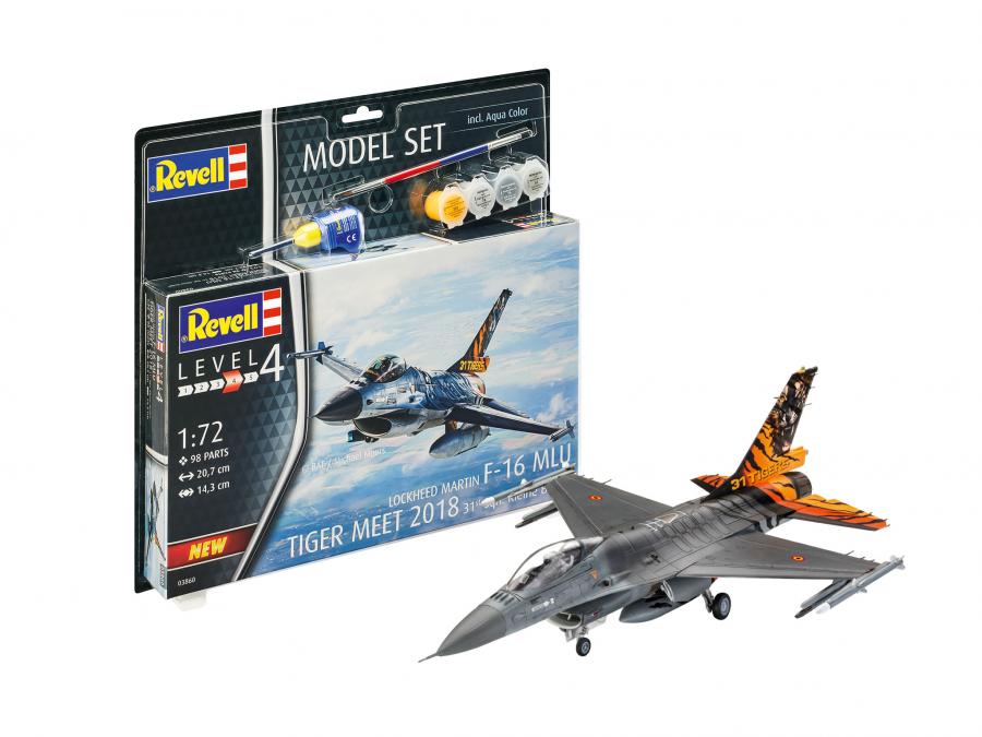 Revell 1:72 Model Set F-16 Mlu 31 Sqn. Kleine Brogel