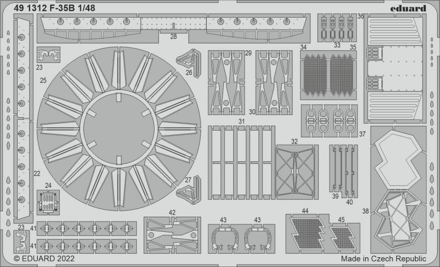 1/48 F-35B detail set for ITALERI kit
