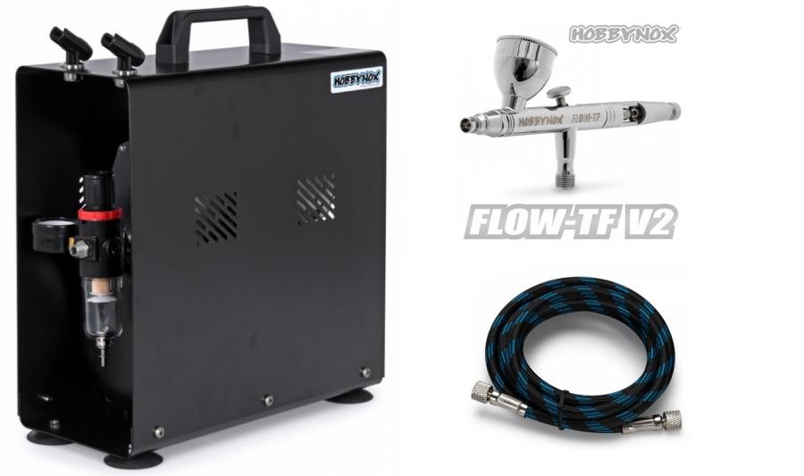 Hobbynox Compressor & Airbrush Set