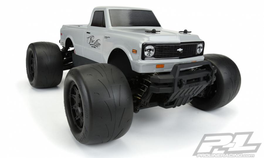 1972 Chevy® C-10T Tough-Color (Stone Gray) Body for Stampede®