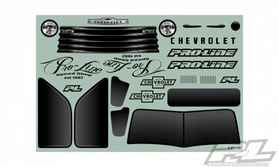 Early 50's Chevy® Tough-Color (Stone Gray) Body for Stampede® & Granite