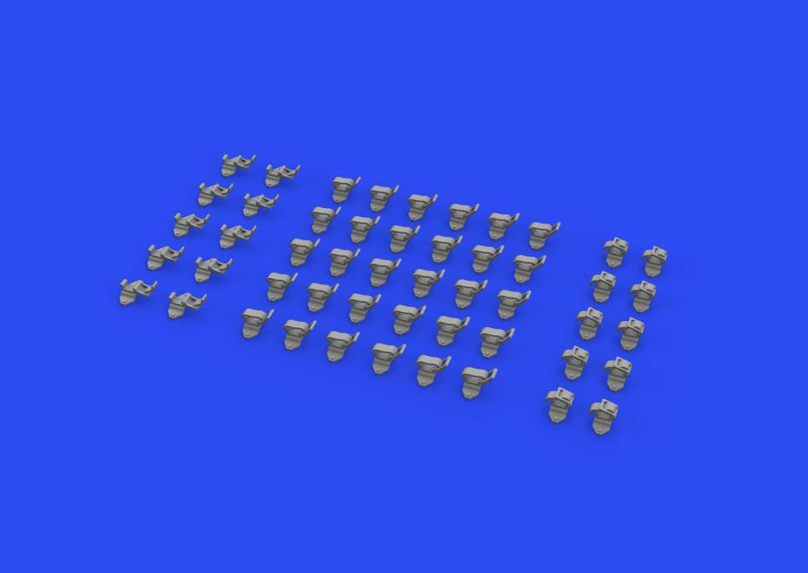 Eduard 1/35 WWII German clamps Type 1 (3D PRINT)