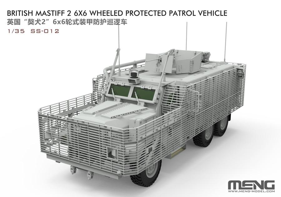 1/35 British Mastiff 2 6X6 Wheeled Patrol Vehicle