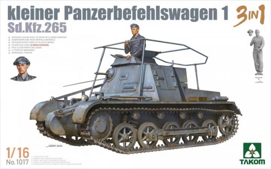 1/16 Sd.Kfz.265 Kleiner Panzerbefehlswagen 1 (3 in 1)