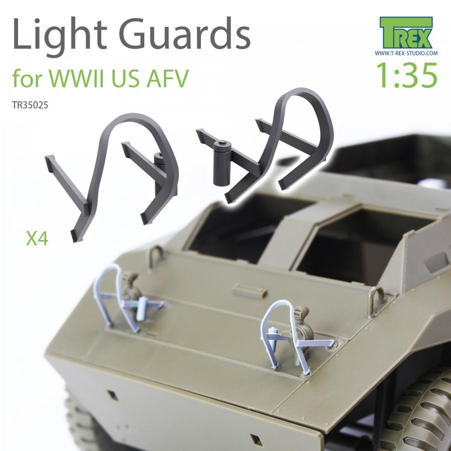 1/35 Light Guard for WWII US AFV (3D printed)
