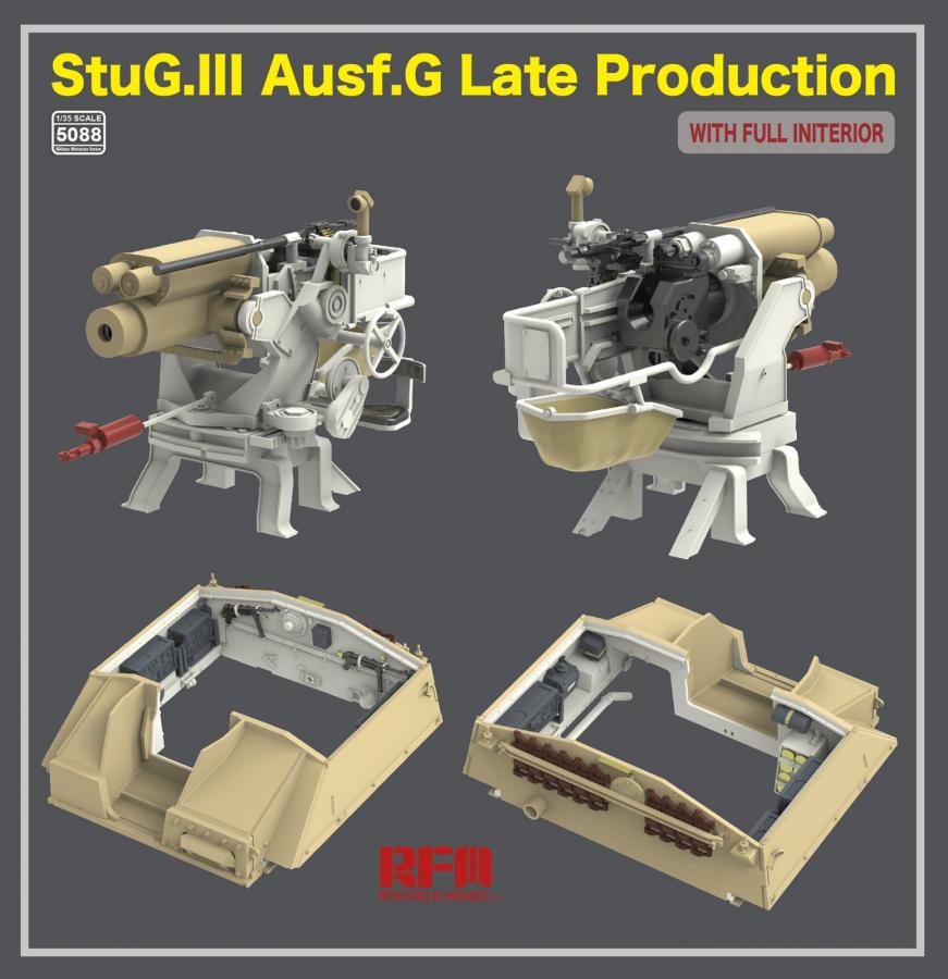 1/35 StuH42 & StuG.III Ausf.G Late Production (FULL INTERIOR)