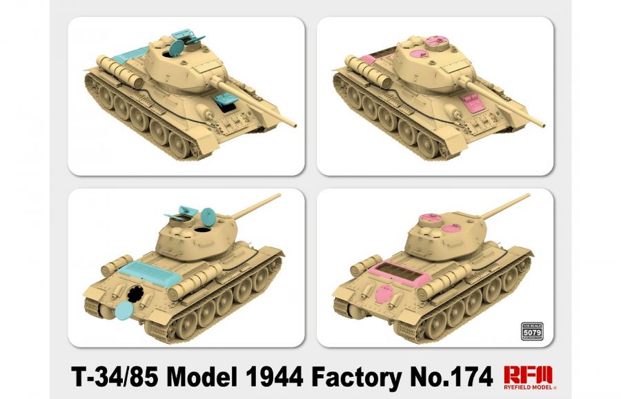 1/35 T-34/85 Model 1944 Factory No.174