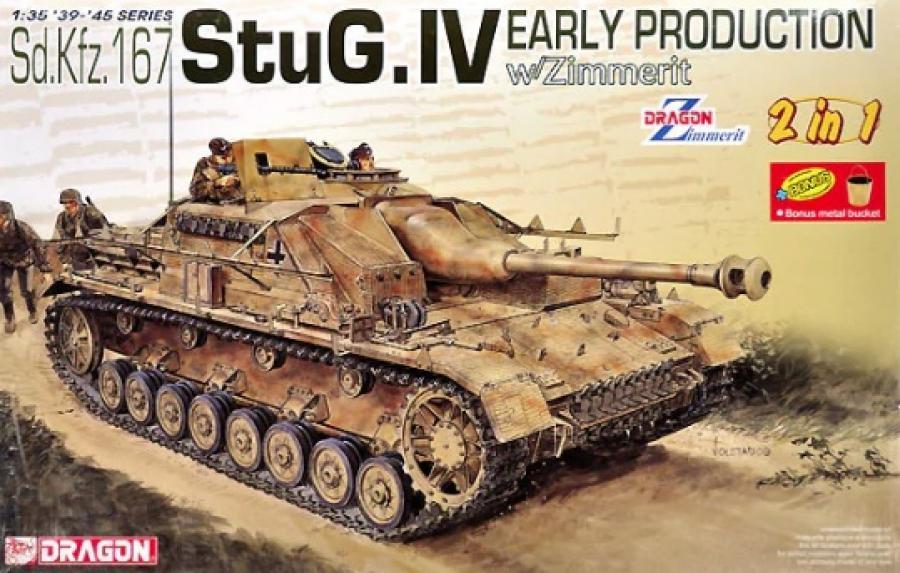 1/35 StuG.IV Early Production with Zimmerit (2 in 1)