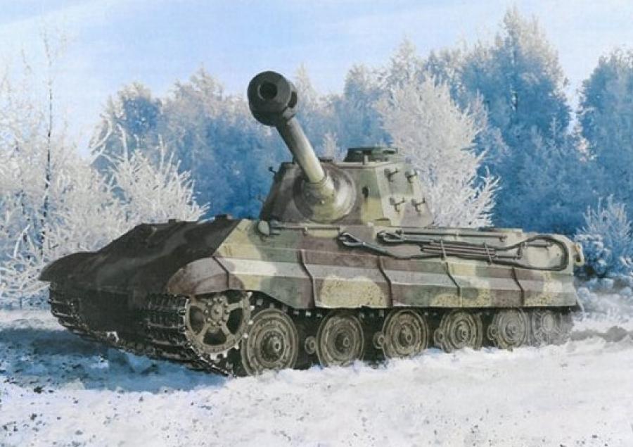 1/35 Kingtiger Late Production w/New Pattern Track s.Pz.Abt.506 Ardennes 1944