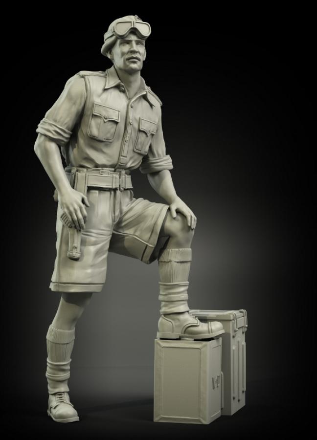 1:35 British RAC officer North Africa No.1