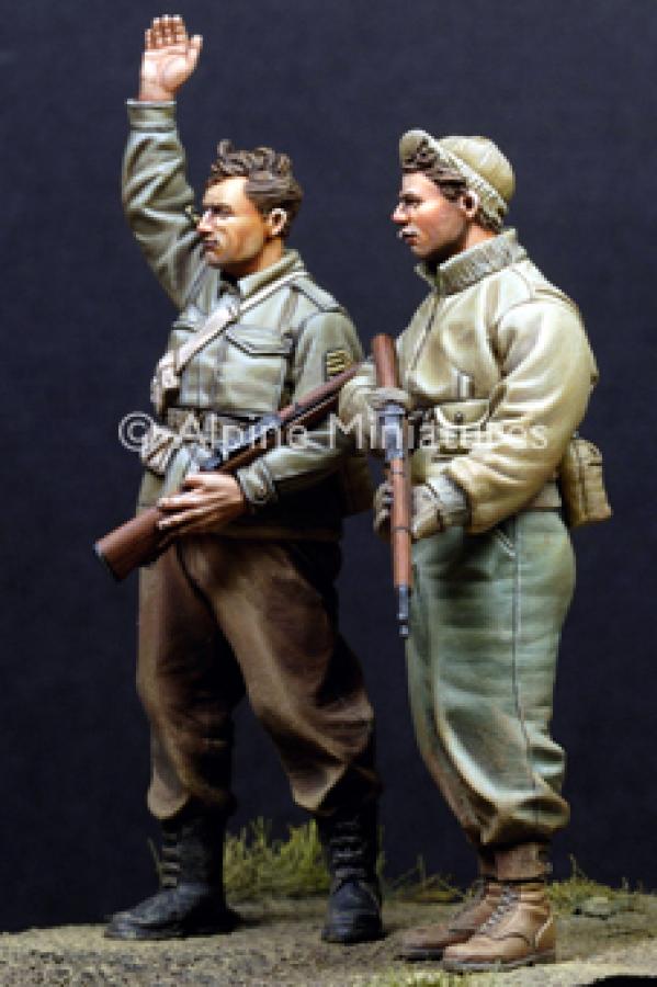 1:35 WW2 US Infantry Set (2 Figures)