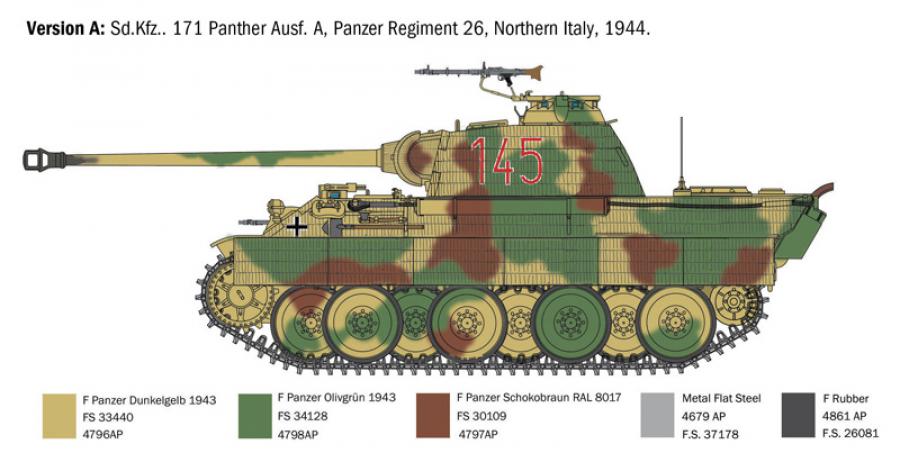 Italeri 1:35 German Panther Ausf. A