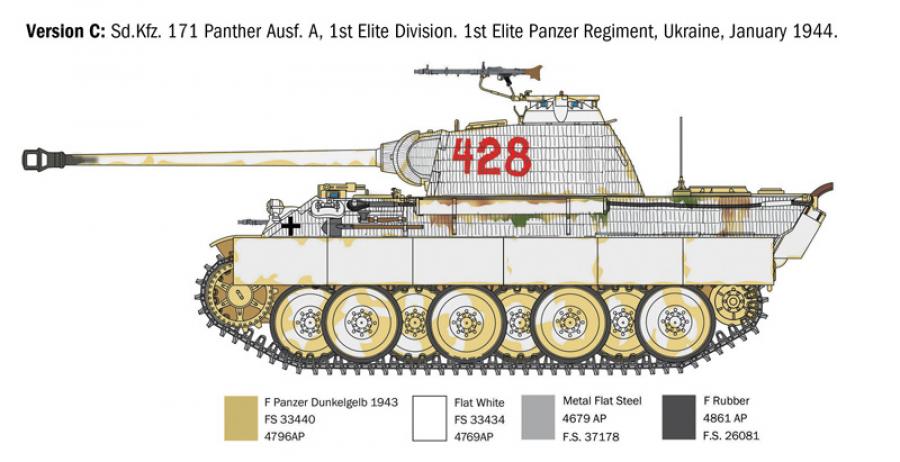 Italeri 1:35 German Panther Ausf. A