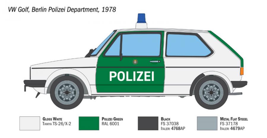 1:24 VW Golf "POLIZEI"