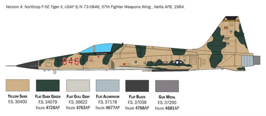 Italeri 1:48 Northrop F-5E Tiger ll