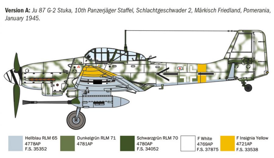 Italeri 1:72 Junker Ju-87G-2 Kanonenvogel