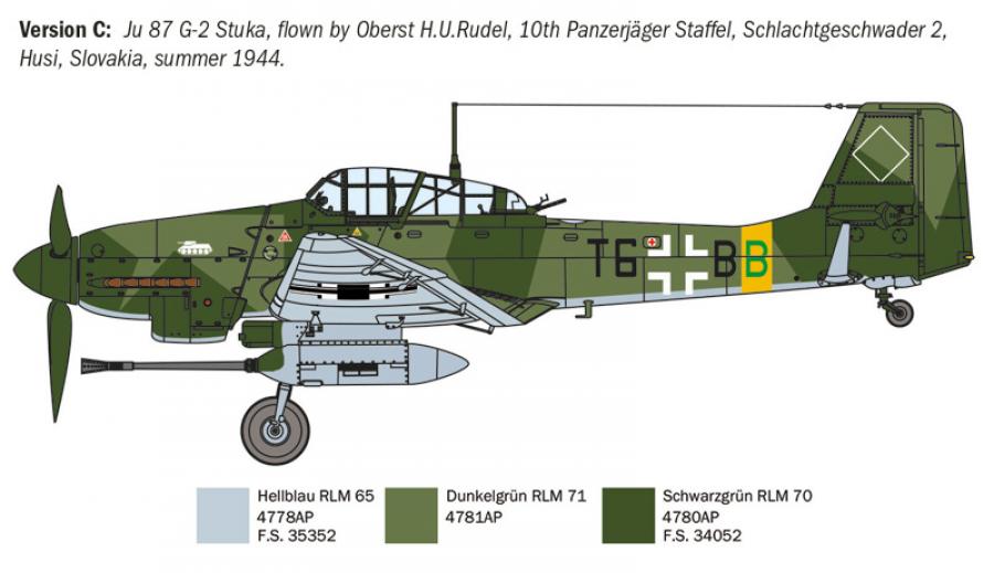 Italeri 1:72 Junker Ju-87G-2 Kanonenvogel