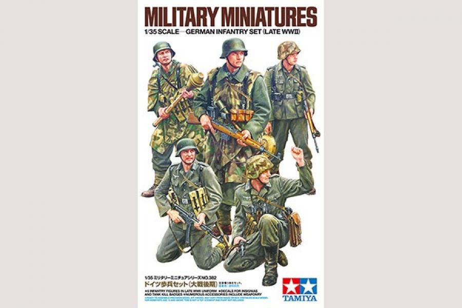 Tamiya 1/35 German Infantry Set (Late WWII) figuuri