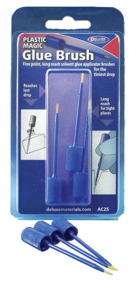 Plastic Magic Glue Brush 3pcs