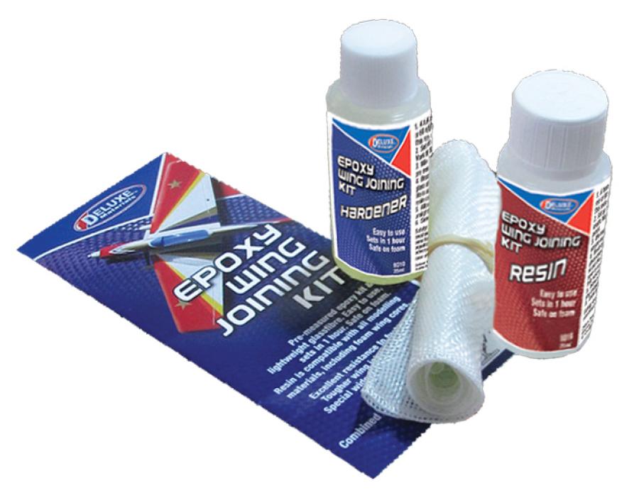 Epoxy Wing Joining Kit - Laminating Epoxy & Fiberglass Cloth 50ml