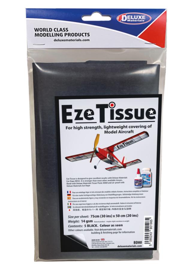 Eze Tissue Black 5pcs