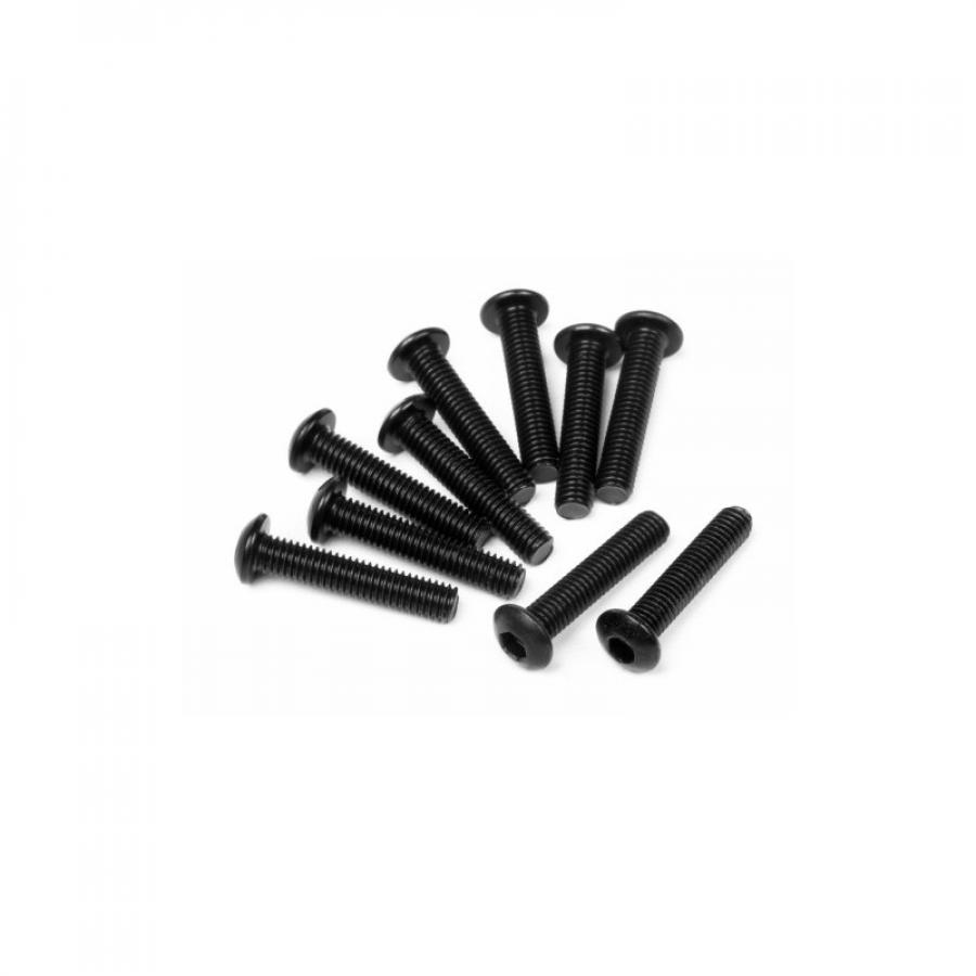 BUTTON HEAD SCREW M3X15MM (10 PCS)