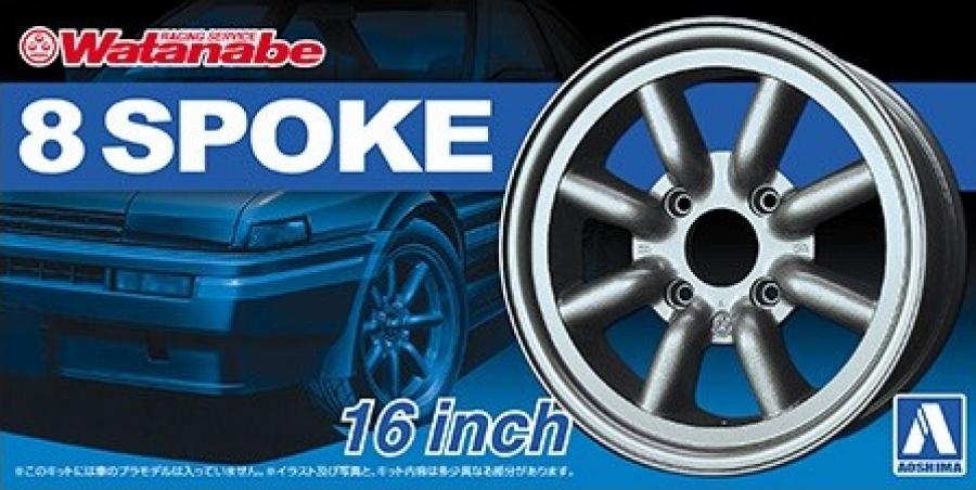 1/24 #09 WHEELS RS WATANABE 8SPOKE 16"