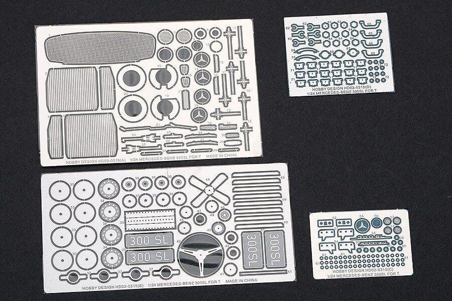 1/24 Detail set for Tamiya Mercedes 300 SL kit