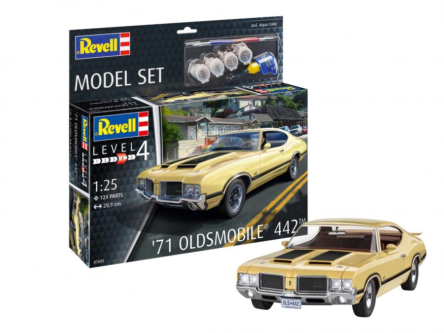 Revell 1/24 Model Set '71 Oldsmobile 442 Coupé