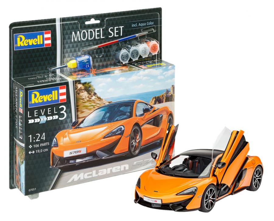 Revell 1:24 Model Set McLaren 570S