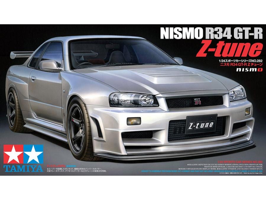 Tamiya 1/24 Nismo Skyline R34 GT-R Z-tune pienoismalli