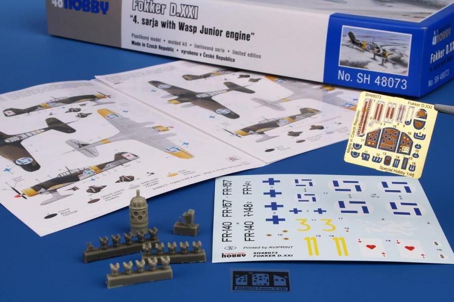 1/48 Fokker D.XXI "4.Sarja with Wasp Junior Engine"