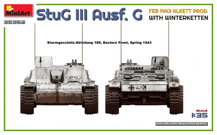 1/35 StuG III Ausf. G Feb 1943 Alkett with Winterketten pienoismalli