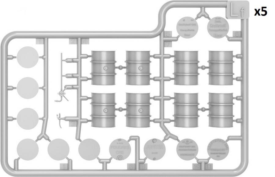1/48 German Fuel Drums 200L
