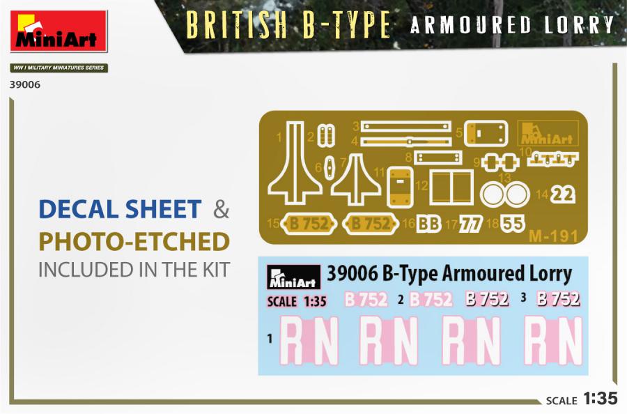 1/35 British B-Type Armoured Lorry