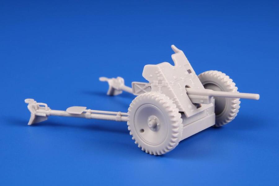 1/72 3,7 cm PaK 36 German Anti-tank Gun (mahdollisuus maalata Suomi väreihin)