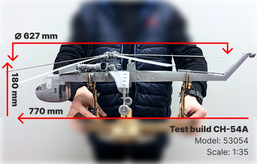 1/35 Sikorsky CH-54A Tarhe, US Heavy Helicopter