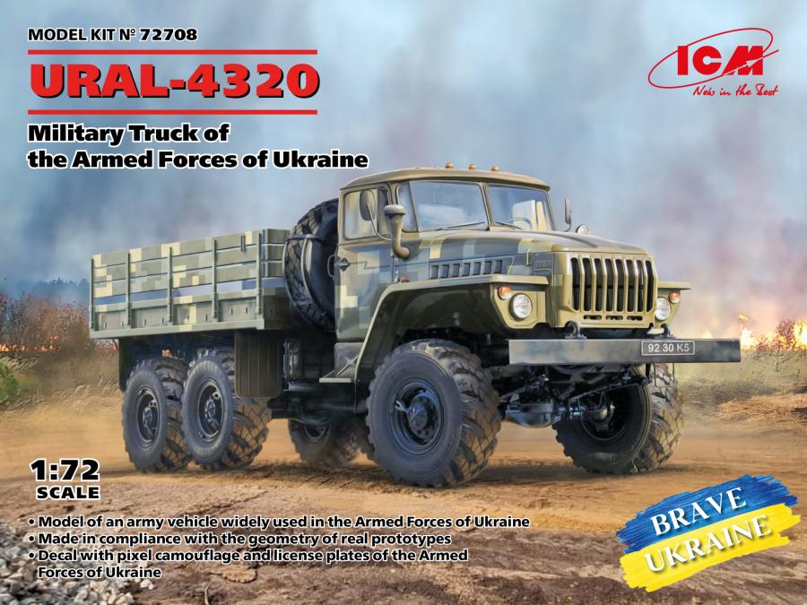 1/72 URAL-4320, Truck of the Armed Forces of Ukraine