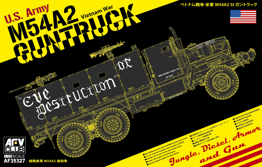 1/35 M54A2 5-Ton 6X6 Cargo Gun