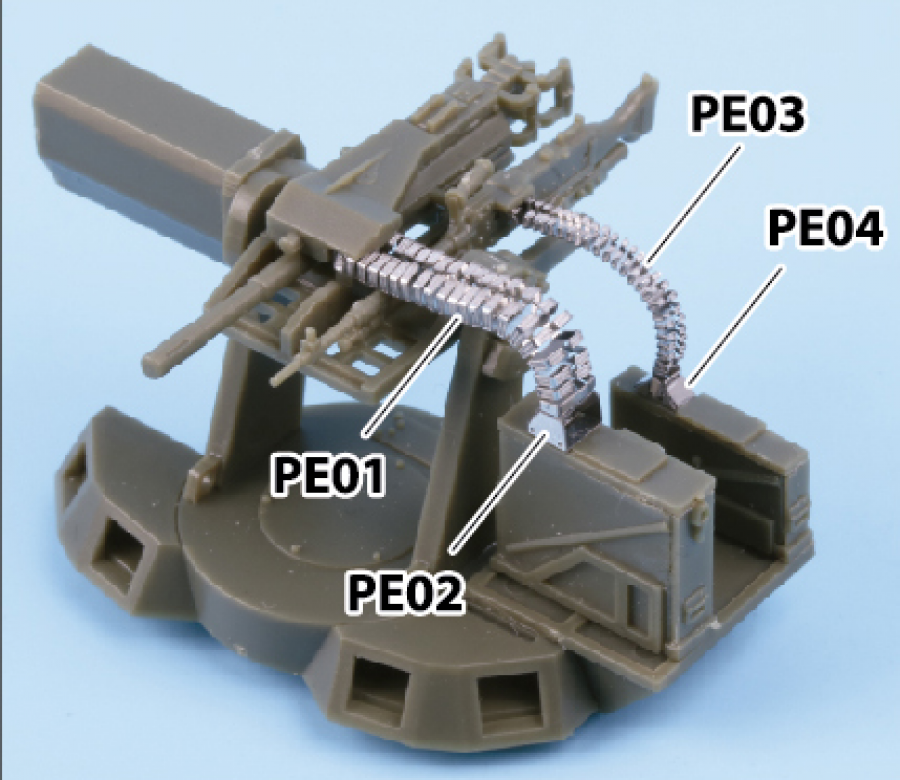 1/35 Detaljointi setti 7.62mm MG & 40mm GL tykkiin