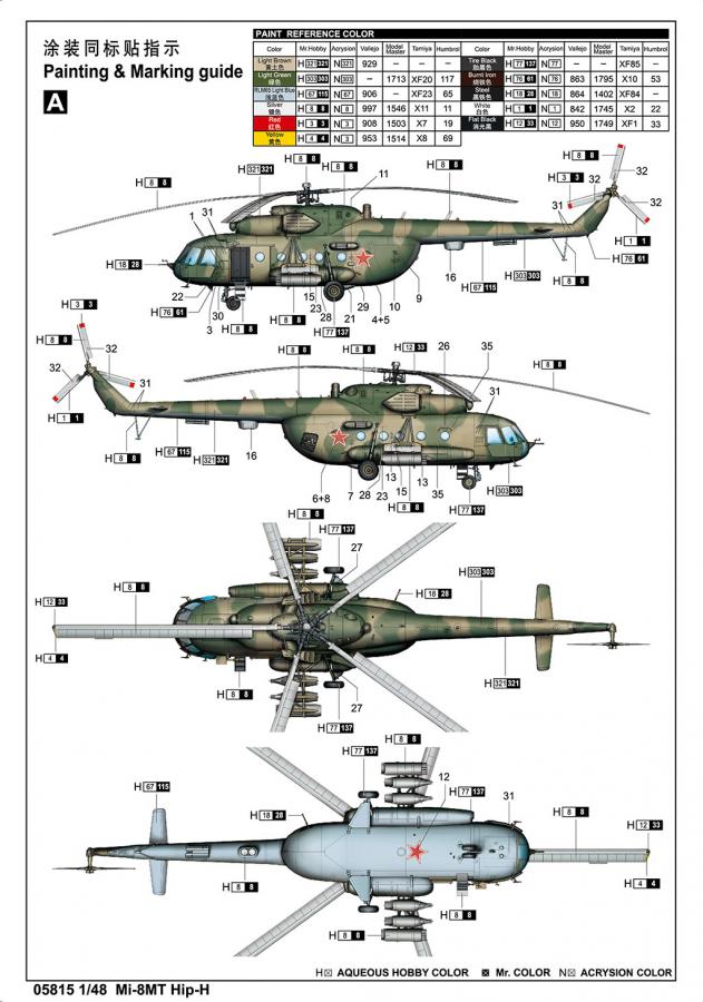 Trumpeter 1/48 Mi-8 Hip