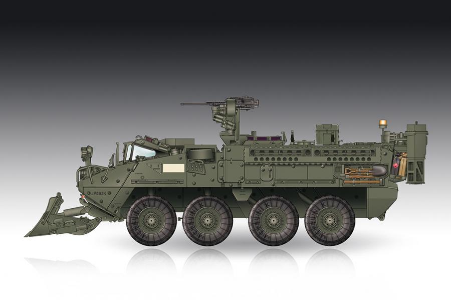 Trumpeter 1/72 M1132 Stryker Engineer Squad Vehicle w/SOB