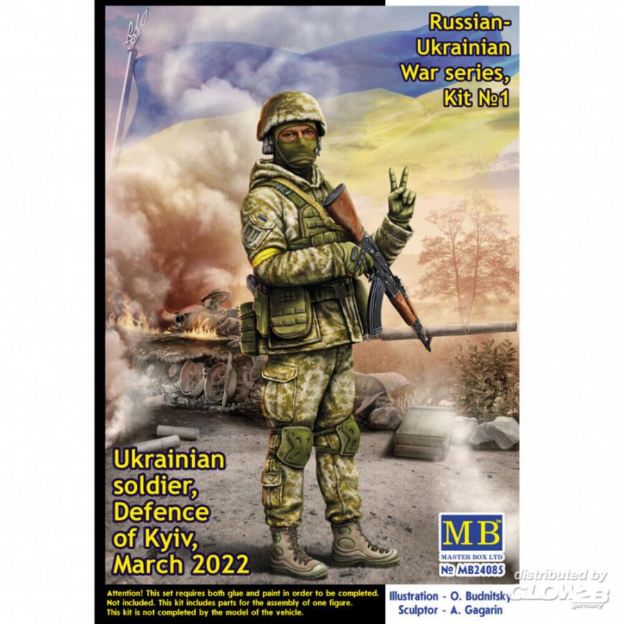 1/24 Ukrainian soldier, Defence of Kyiv, March 2022