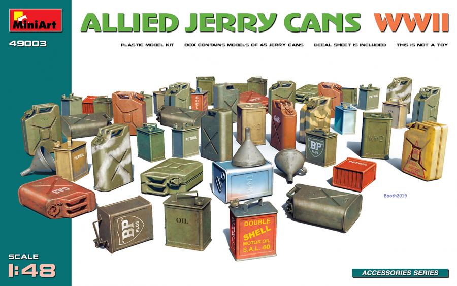 1/48 Allied Jerry Cans WW2