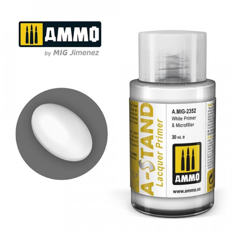 A-STAND White Primer & Microfiller, pohjamaali (30ml)