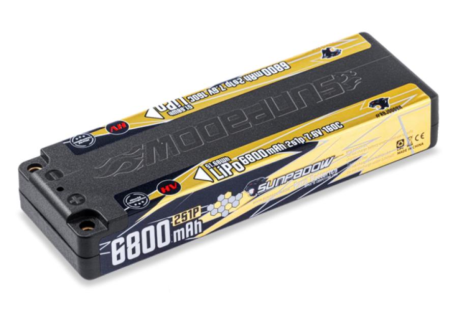 Li-Po Battery 2S 7,6V 6800mAh 160C HV Stick ULCG