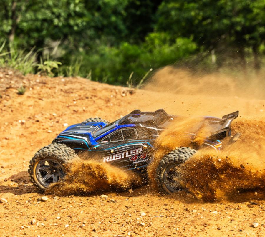 Traxxas Rustler 4x4 BL-2s 1/10 RTR TQ Blue