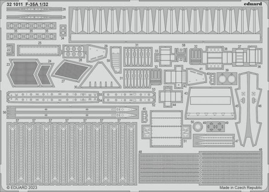 1/32 F-35A Pe set for Trumpeter kit