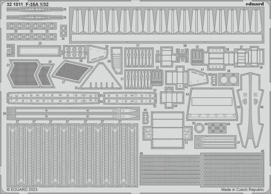 1/32 F-35A Pe set for Trumpeter kit